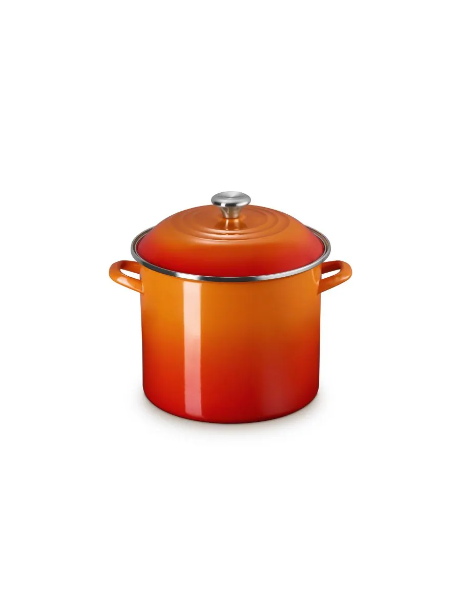 Кастрюля Le Creuset Enamel on Steel Stockpot, 11,4 л — изображение 1 из 6, пламя