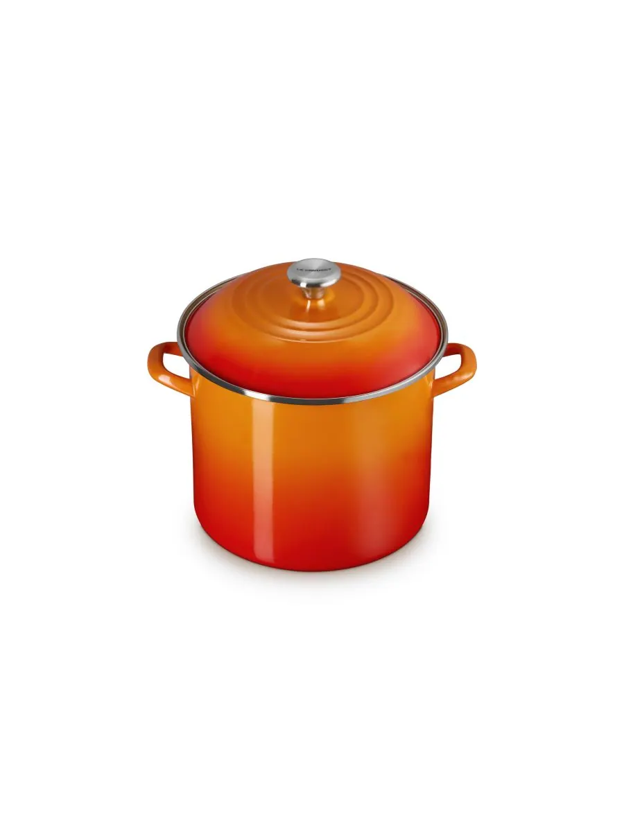 Кастрюля Le Creuset Enamel on Steel Stockpot, 11,4 л — изображение 2 из 6, пламя