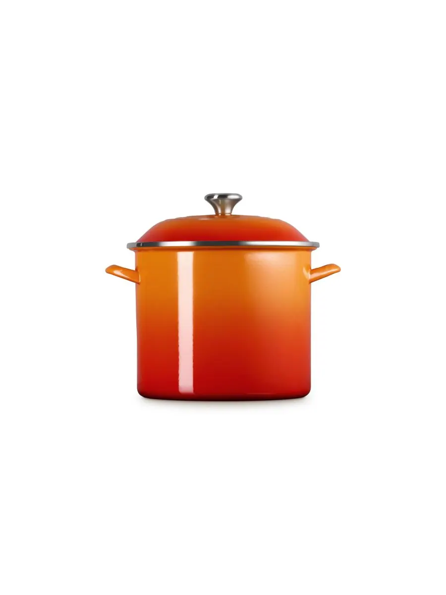 Кастрюля Le Creuset Enamel on Steel Stockpot, 11,4 л — изображение 3 из 6, пламя
