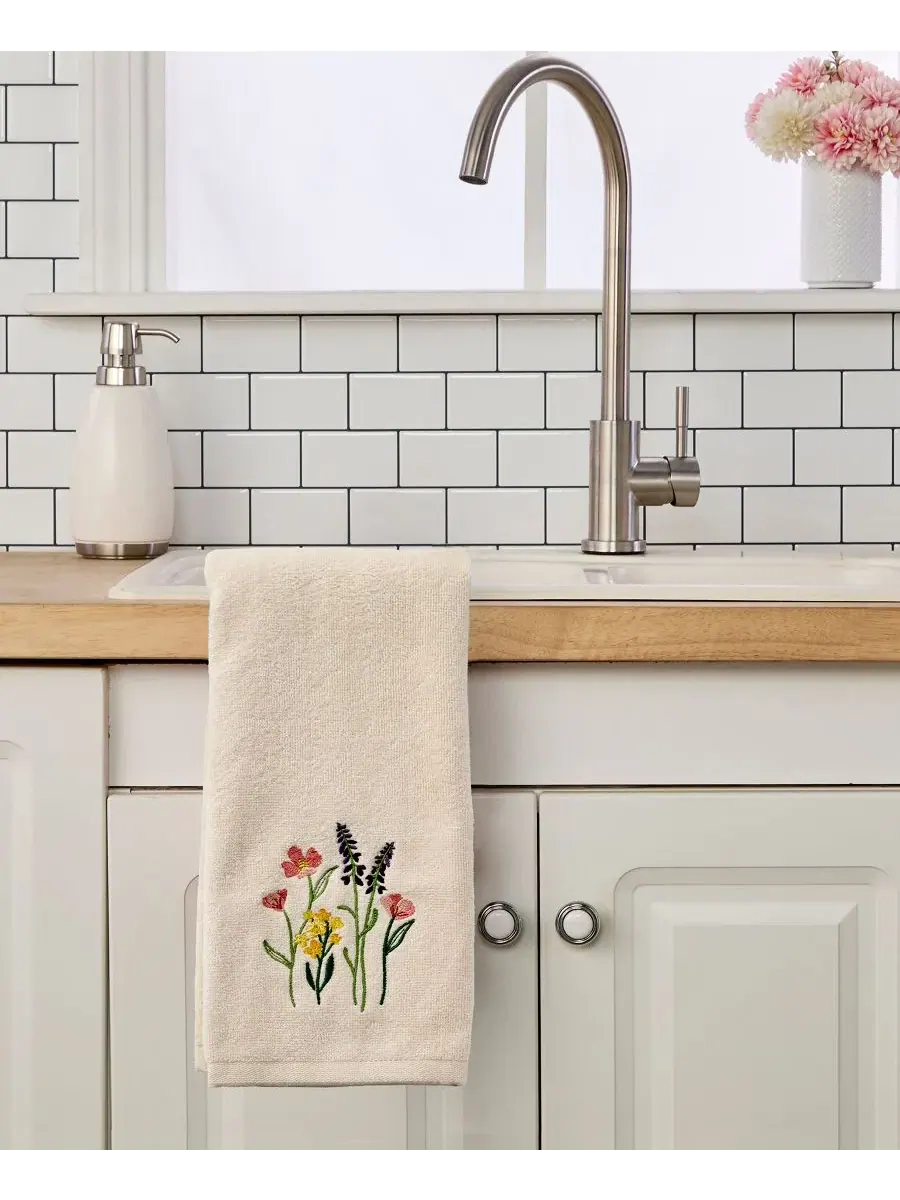 Набор полотенец для рук Meadow Bouquet SKL Home — изображение 4 из 4, прозрачный