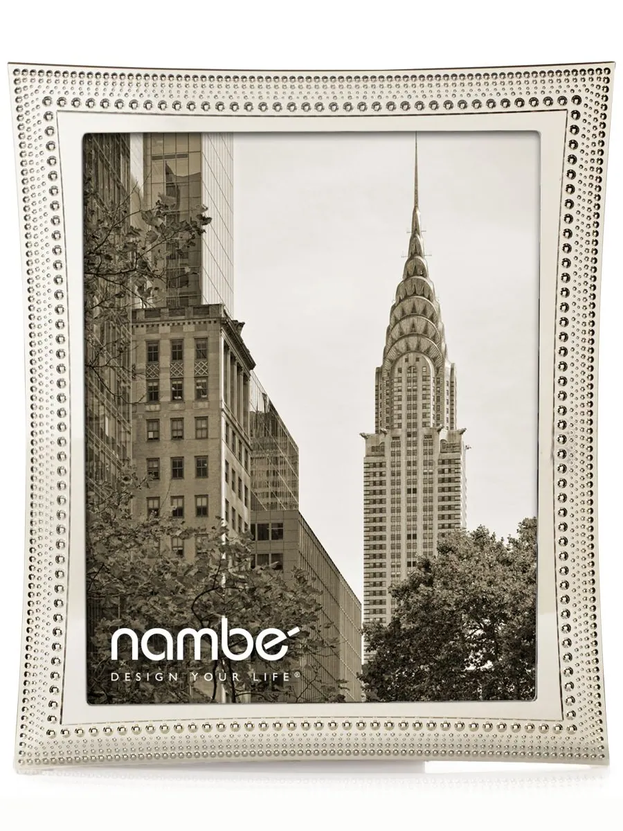 Рамка Nambe с бисерной отделкой, 8 x 10 дюймов Nambé