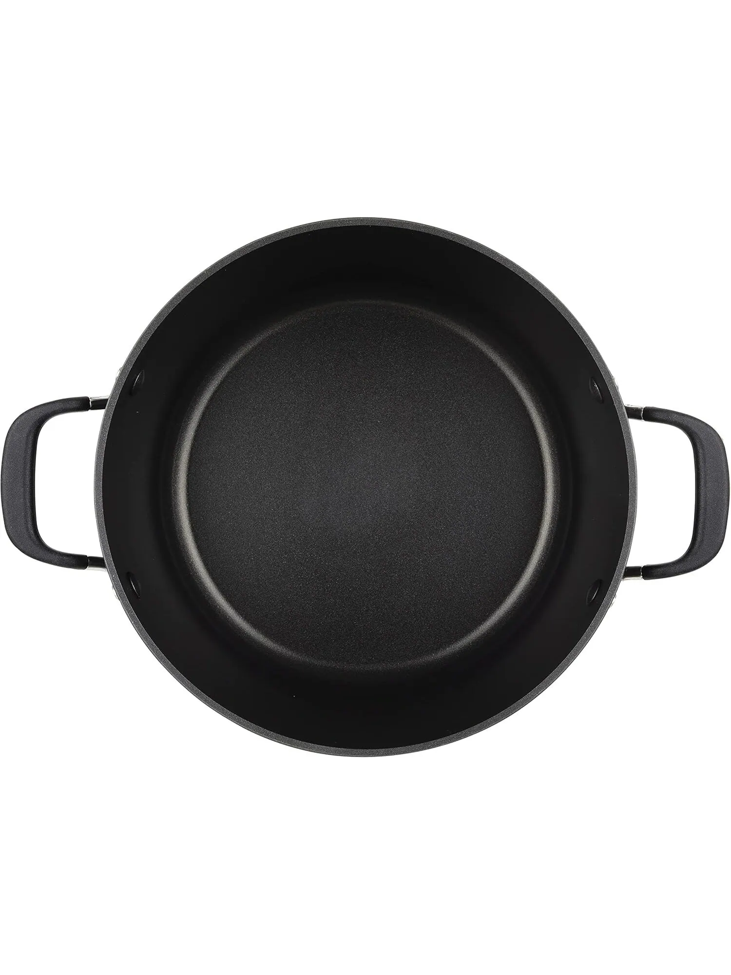 Кастрюля KitchenAid Hard-Anodized, 7,6 л — изображение 8 из 14, черный