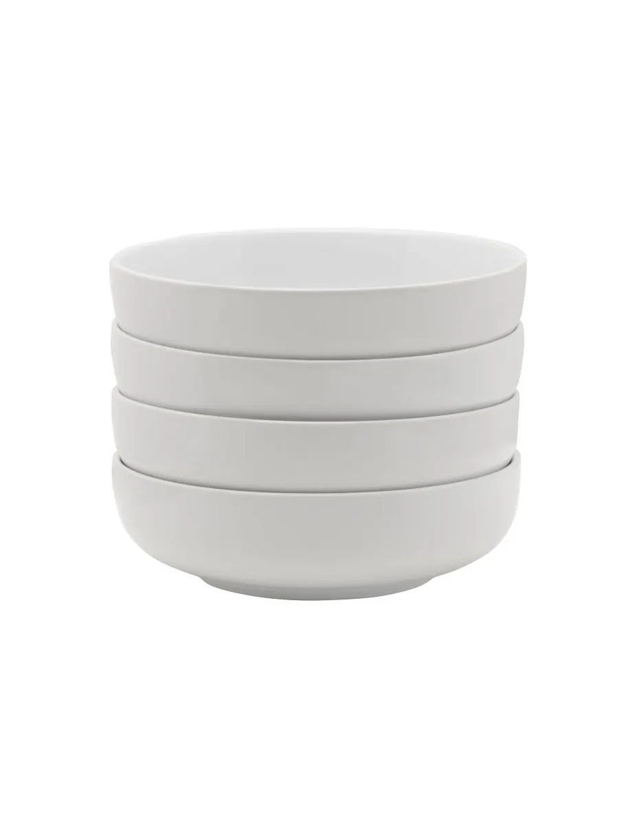 Набор из 4 маленьких мисок для пасты Everyday Whiteware Fitz and Floyd — изображение 2 из 3, белый