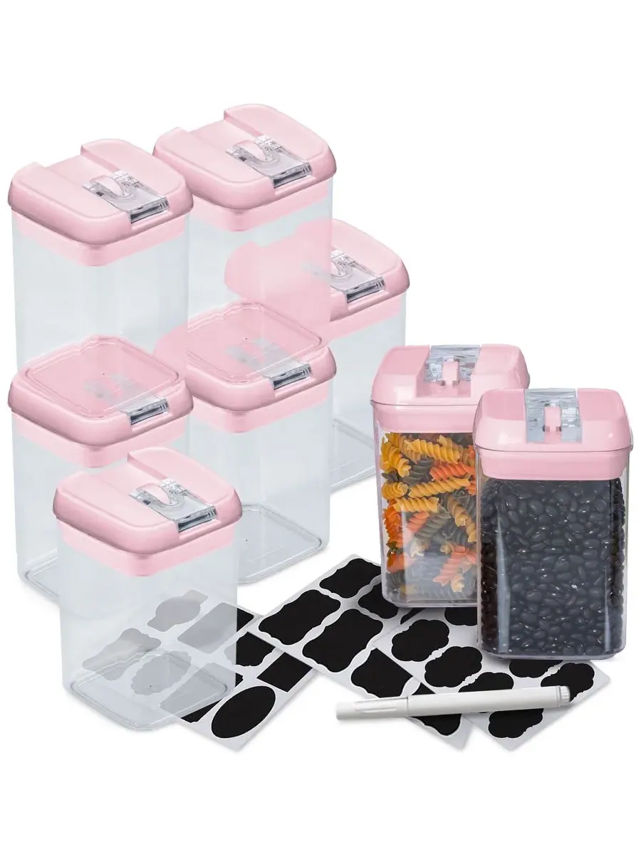Набор из 8 контейнеров для хранения продуктов, 0,8 литра Cheer Collection