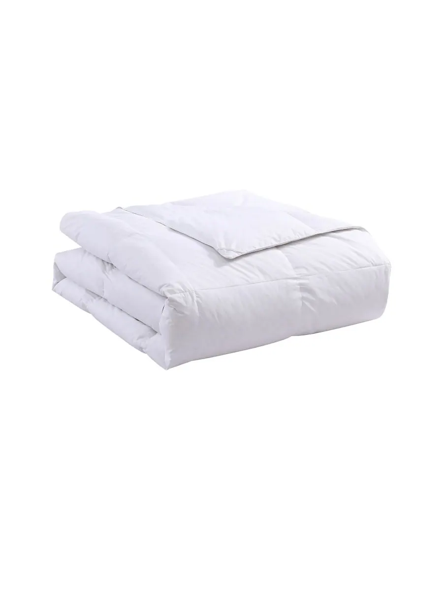 Serta Охлаждающее всесезонное одеяло HeiQ Cooling White Feather & Down, размер King — белый
