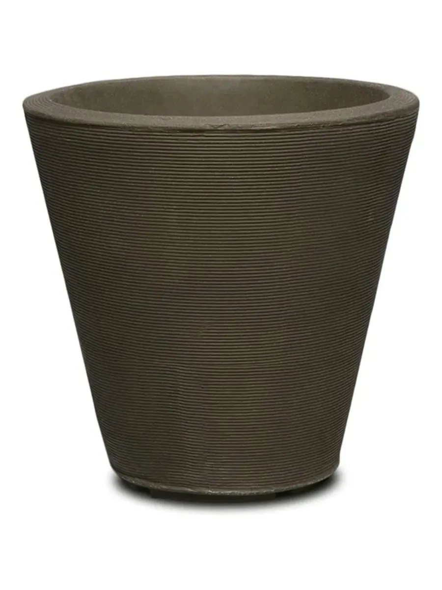 Цветочный горшок Madison Planter, 36 см , цвет «старая бронза» Crescent Garden — коричневый