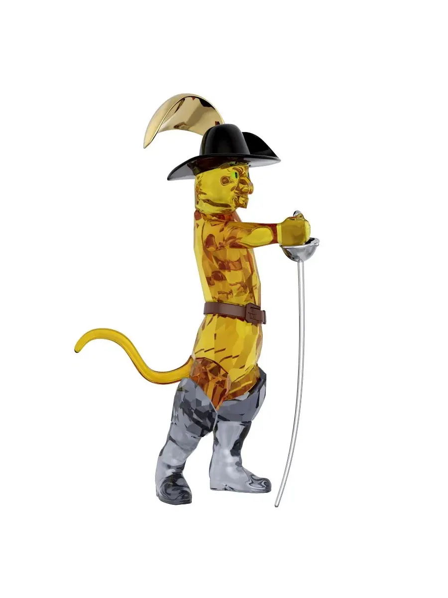 Фигурка декоративная Swarovski Puss in Boots Shrek — изображение 4 из 4, золотистый
