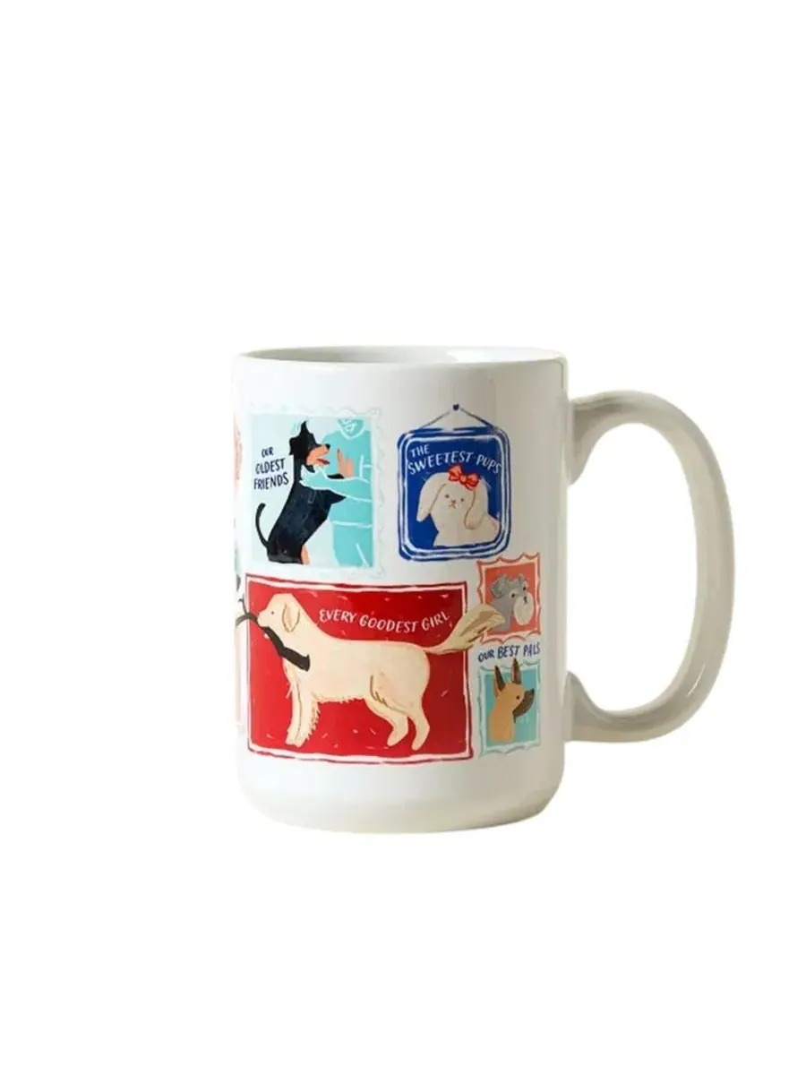 Кружка с интерактивным QR-кодом Dog Lover Interactive QR Mug Uncommon Goods — изображение 2 из 3, белый