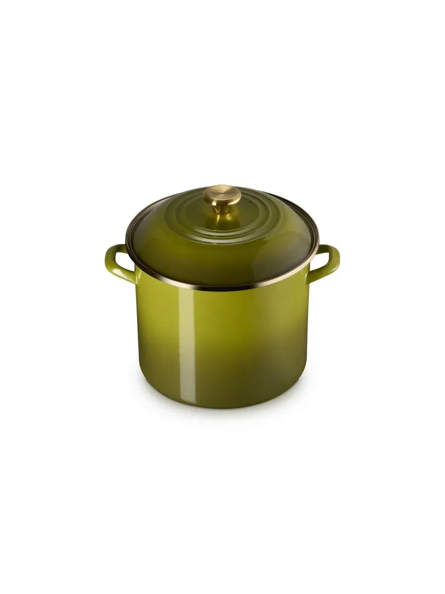 Кастрюля 11,4 л с эмалированным покрытием Classic Round Le Creuset — изображение 2 из 5, оливковый