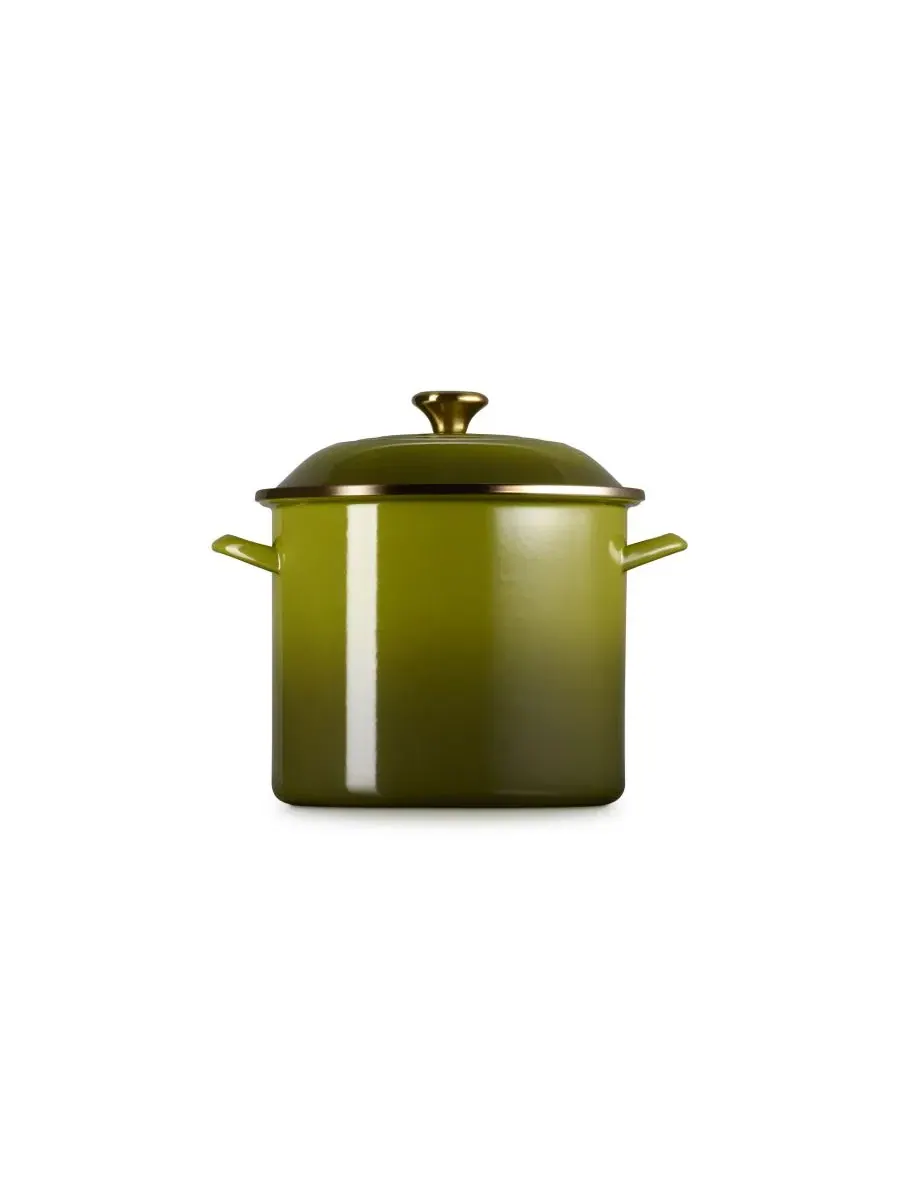 Кастрюля 11,4 л с эмалированным покрытием Classic Round Le Creuset — изображение 3 из 5, оливковый
