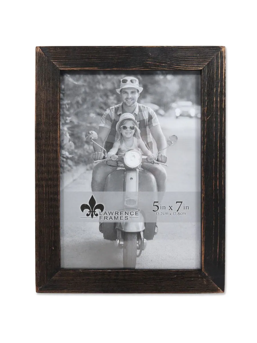 Lawrence Frames Рамка для картины Charlotte из состаренного черного дерева - 5 x 7 дюймов