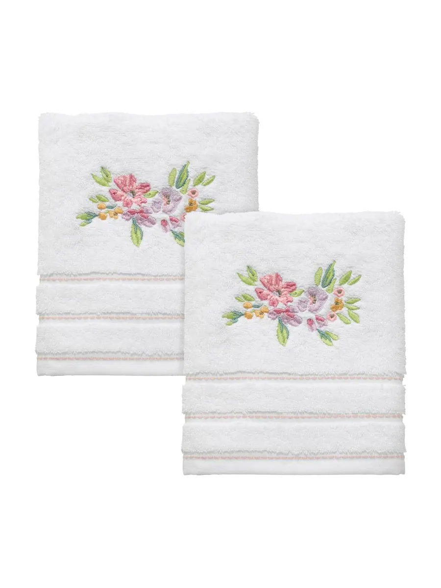 Набор из 2 полотенец для рук Catalina, 40 см x 66 см IZOD, White, Hand Towels — белый