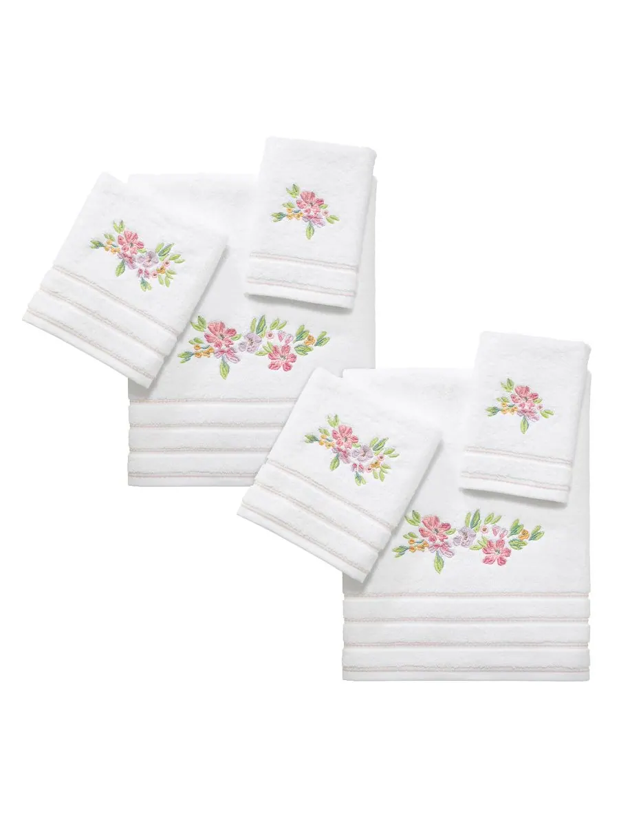 Набор из 2 полотенец для рук Catalina, 40 см x 66 см IZOD, White, Hand Towels — изображение 3 из 4, белый