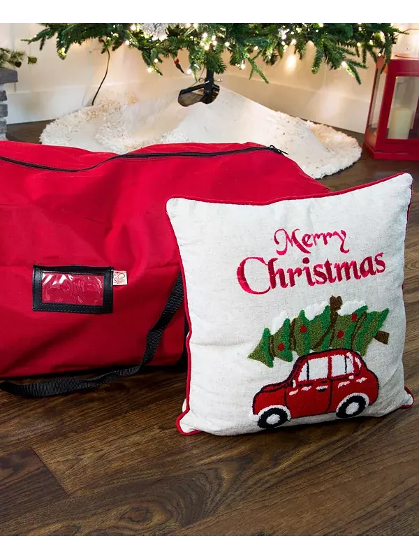 Многоцелевой мешок для хранения рождественских украшений, 36 дюймов Santa'S Bag — изображение 2 из 4, красный