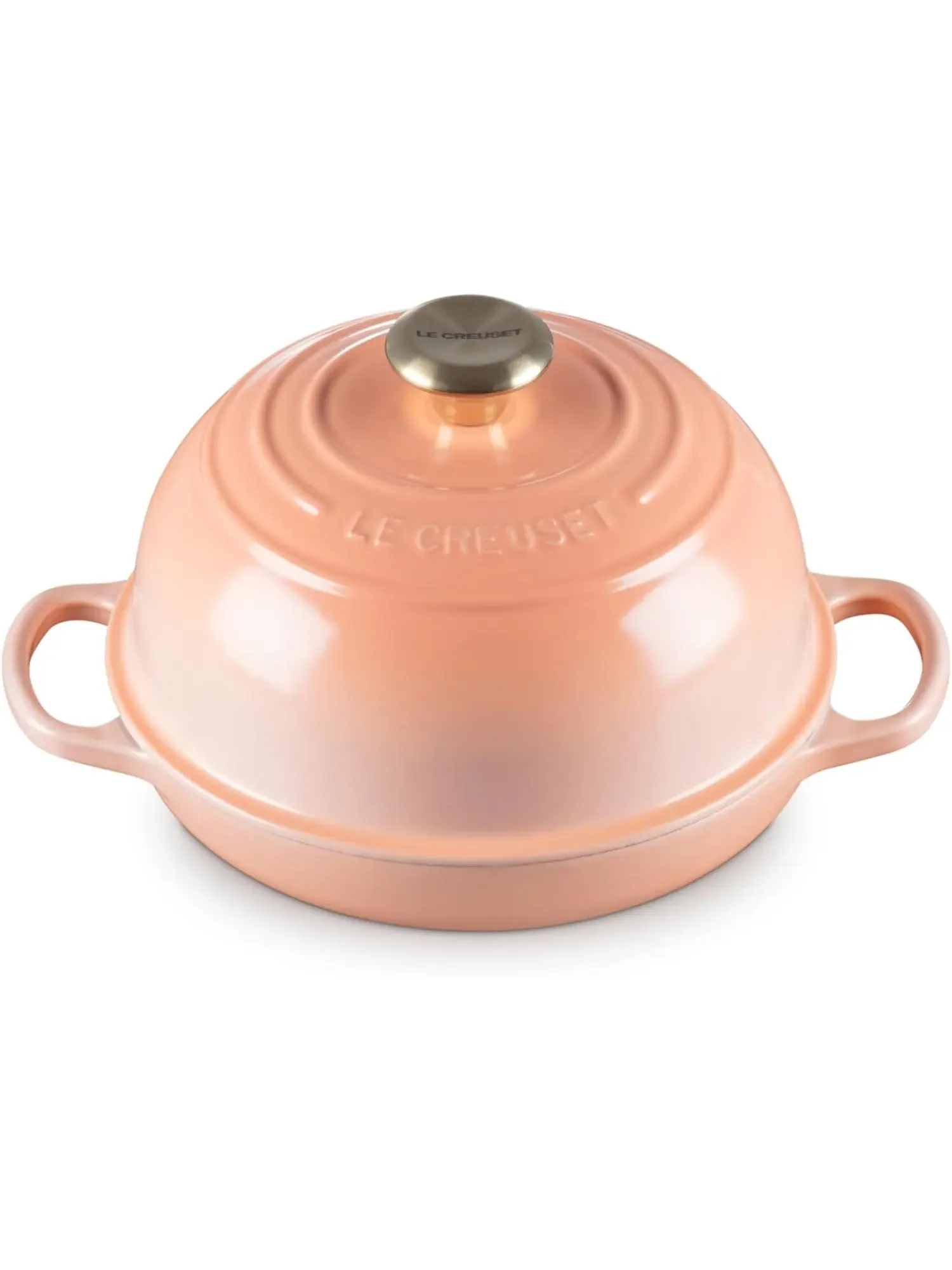 Форма для выпечки Le Creuset Enameled Cast Iron Signature Round Bread Oven, 1,6 л, 24 см, персиковый