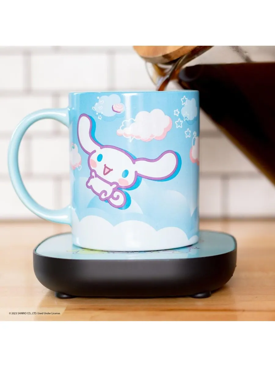 Кофейная кружка Cinnamoroll с электрическим подогревателем - сохранит ваш любимый напиток теплым — мульти