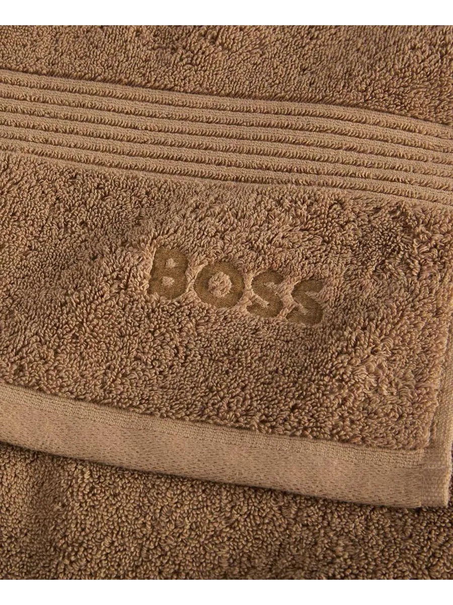 Полотенце для рук Loft Aegean из чесаного хлопка, 40 см x 60 см Boss Home — изображение 2 из 3, верблюжий