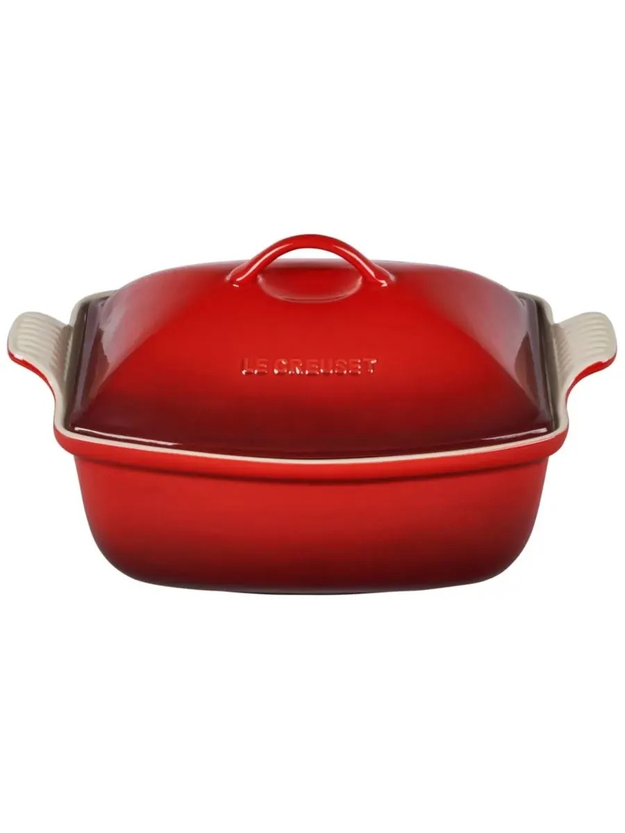 Форма для выпечки Le Creuset с крышкой, 33 см, 3,8 л — изображение 1 из 8, красный
