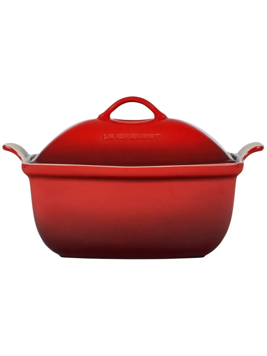 Форма для выпечки Le Creuset с крышкой, 33 см, 3,8 л — изображение 5 из 8, красный