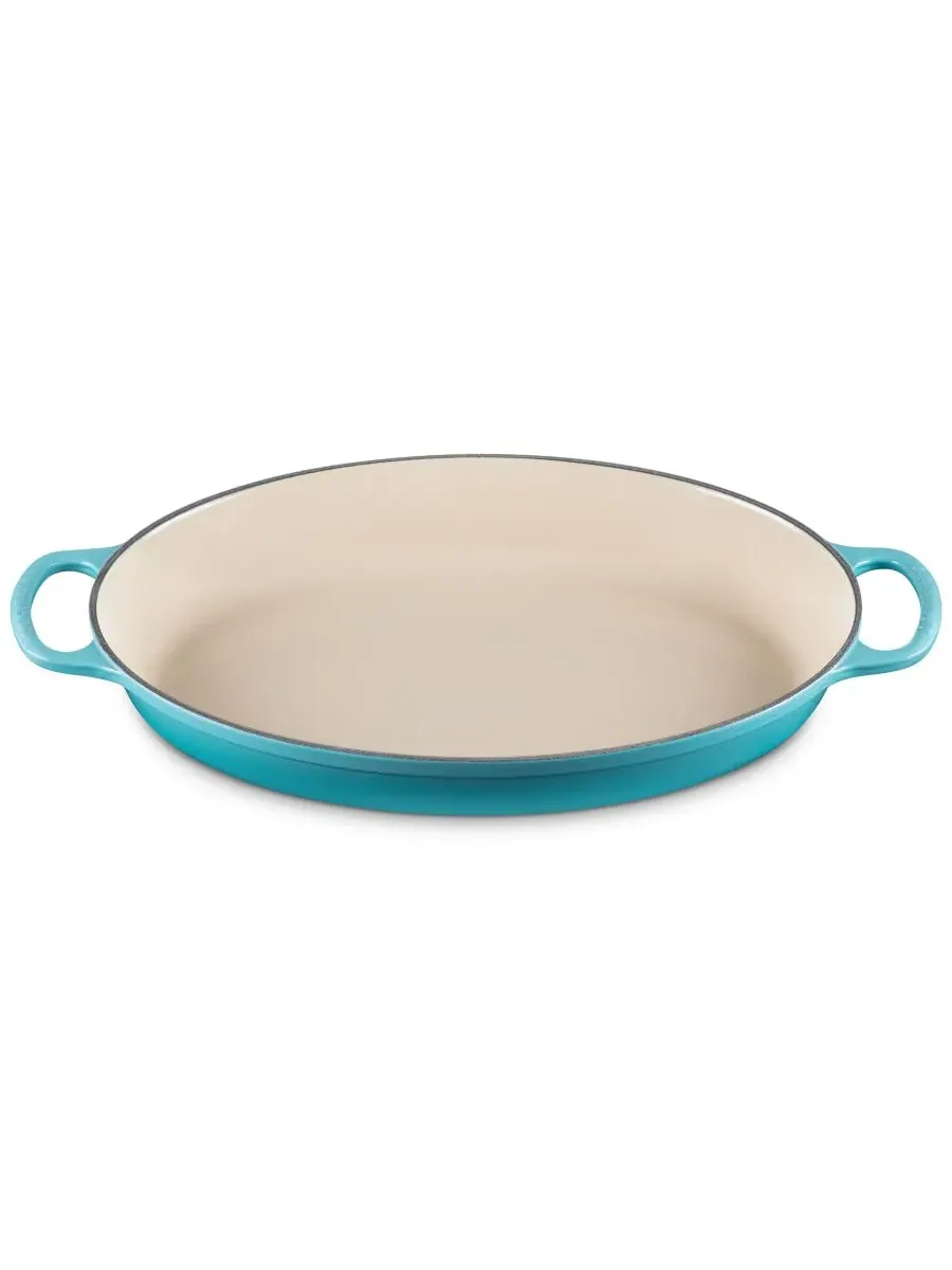 Форма для запекания овальная Le Creuset Signature, 36 см, 3,1 л — изображение 2 из 7, лазурный