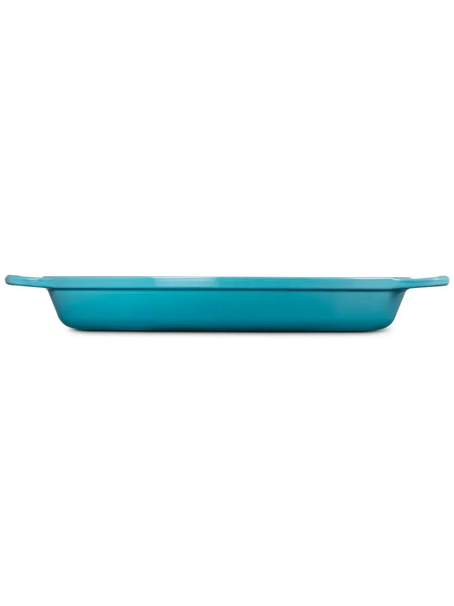 Форма для запекания овальная Le Creuset Signature, 36 см, 3,1 л — изображение 3 из 7, лазурный