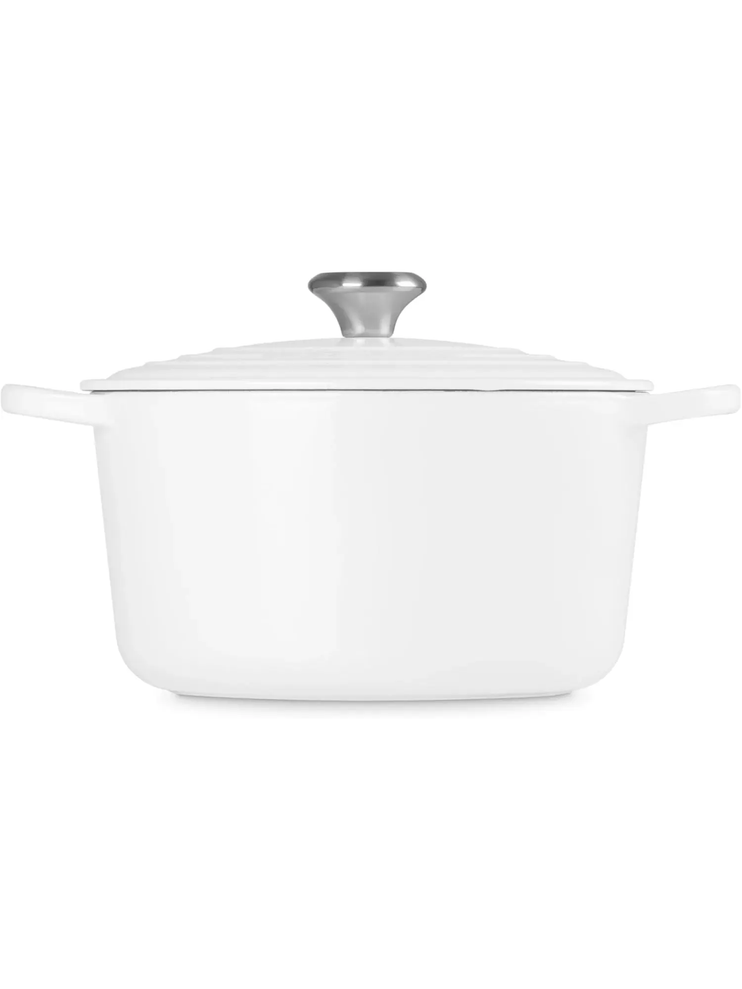 Кастрюля круглая Le Creuset Signature, 6.3 л, 26 см — изображение 4 из 8, белый