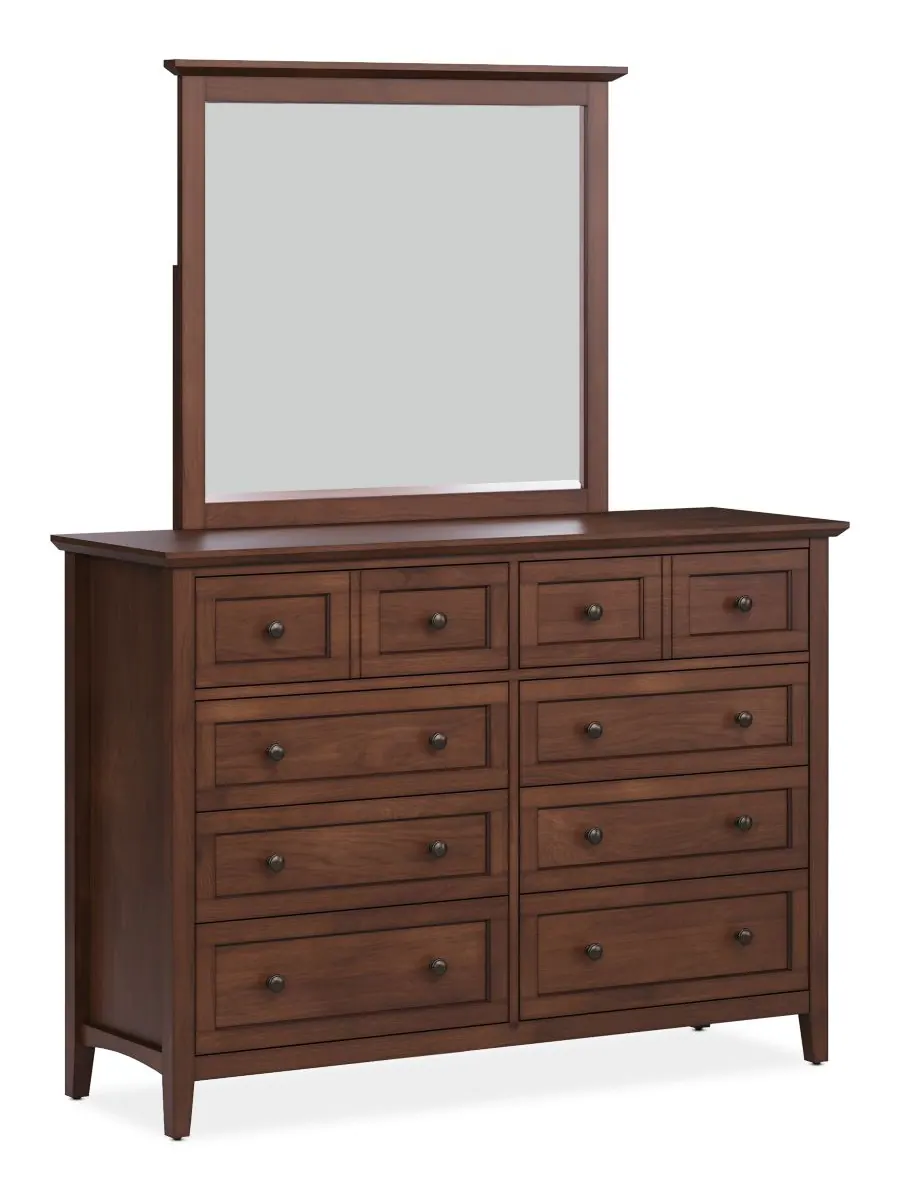 Зеркало Хедворт Furniture — изображение 2 из 4, коричневый