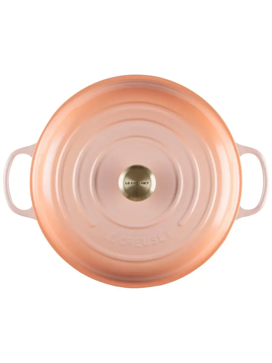 Сотейник Le Creuset Signature, 4,7 л, 32 см, персиковый — изображение 4 из 5, розовый