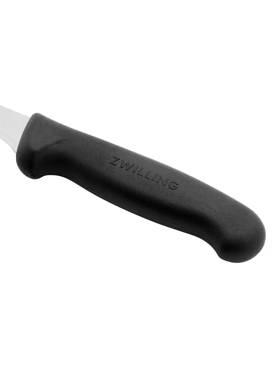 Коммерческий 15 см нож для разделки мяса с гибким лезвием Zwilling — изображение 2 из 5, черный серебристый