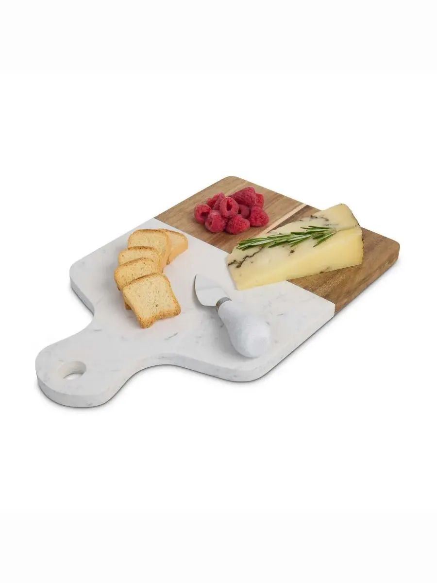 Набор для сыров Maison Du Fromage из 4 предметов: прямоугольная доска для сыра и набор инструментов — изображение 4 из 4