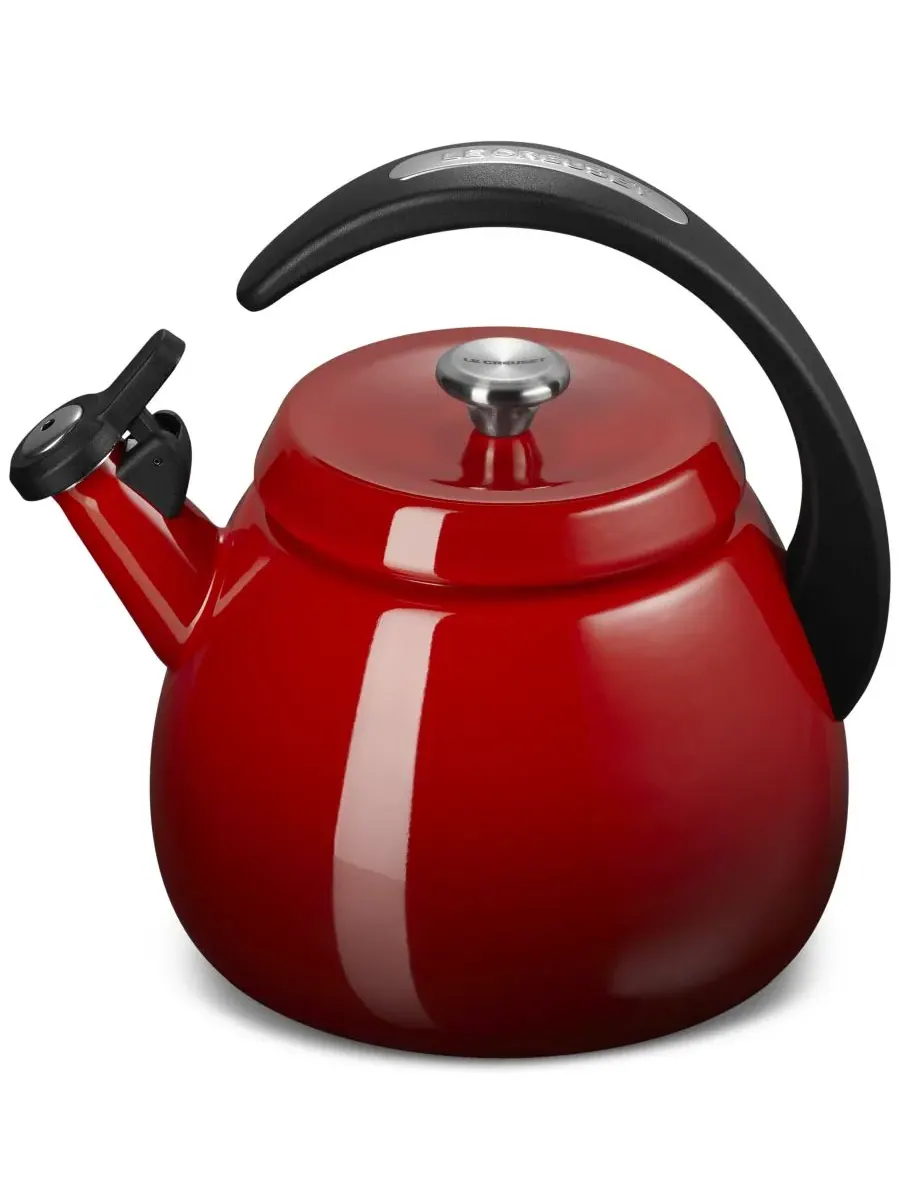 Чайник-колпак объемом 2 л, эмалированный по стали Le Creuset — изображение 2 из 4, красный