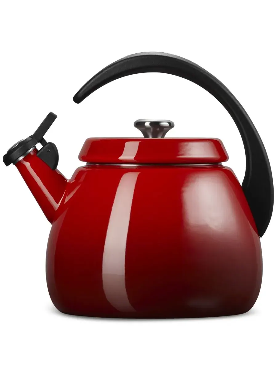 Чайник-колпак объемом 2 л, эмалированный по стали Le Creuset — изображение 3 из 4, красный