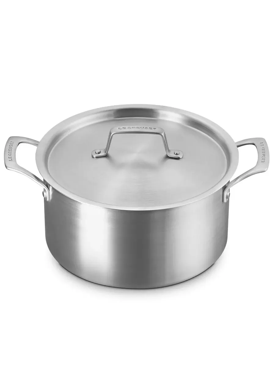 Кастрюля Le Creuset Essential Stainless Steel, 6,15 л, нержавеющая сталь — изображение 2 из 5, серебряный