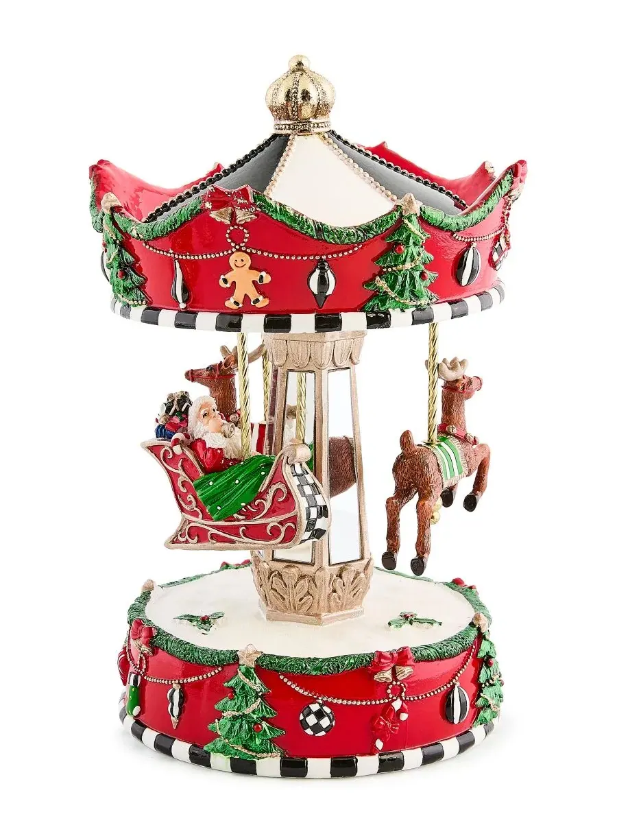 Карусель Patience Brewster Dash Away Christmas MacKenzie-Childs