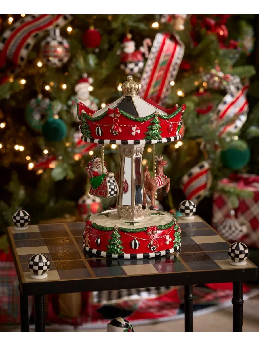 Карусель Patience Brewster Dash Away Christmas MacKenzie-Childs — изображение 3 из 3, мульти
