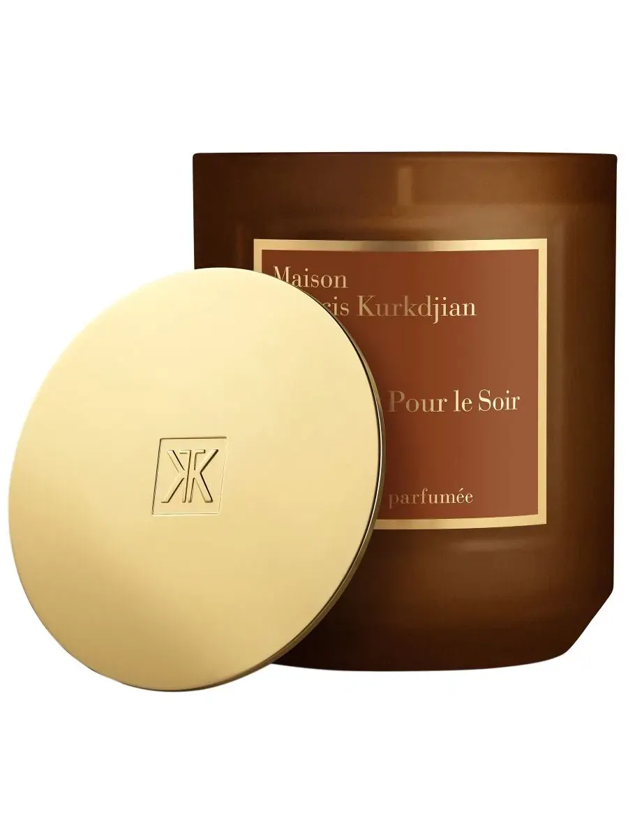 Ароматическая свеча Pour Le Soir, 300 г Maison Francis Kurkdjian — изображение 3 из 3, нет цвета