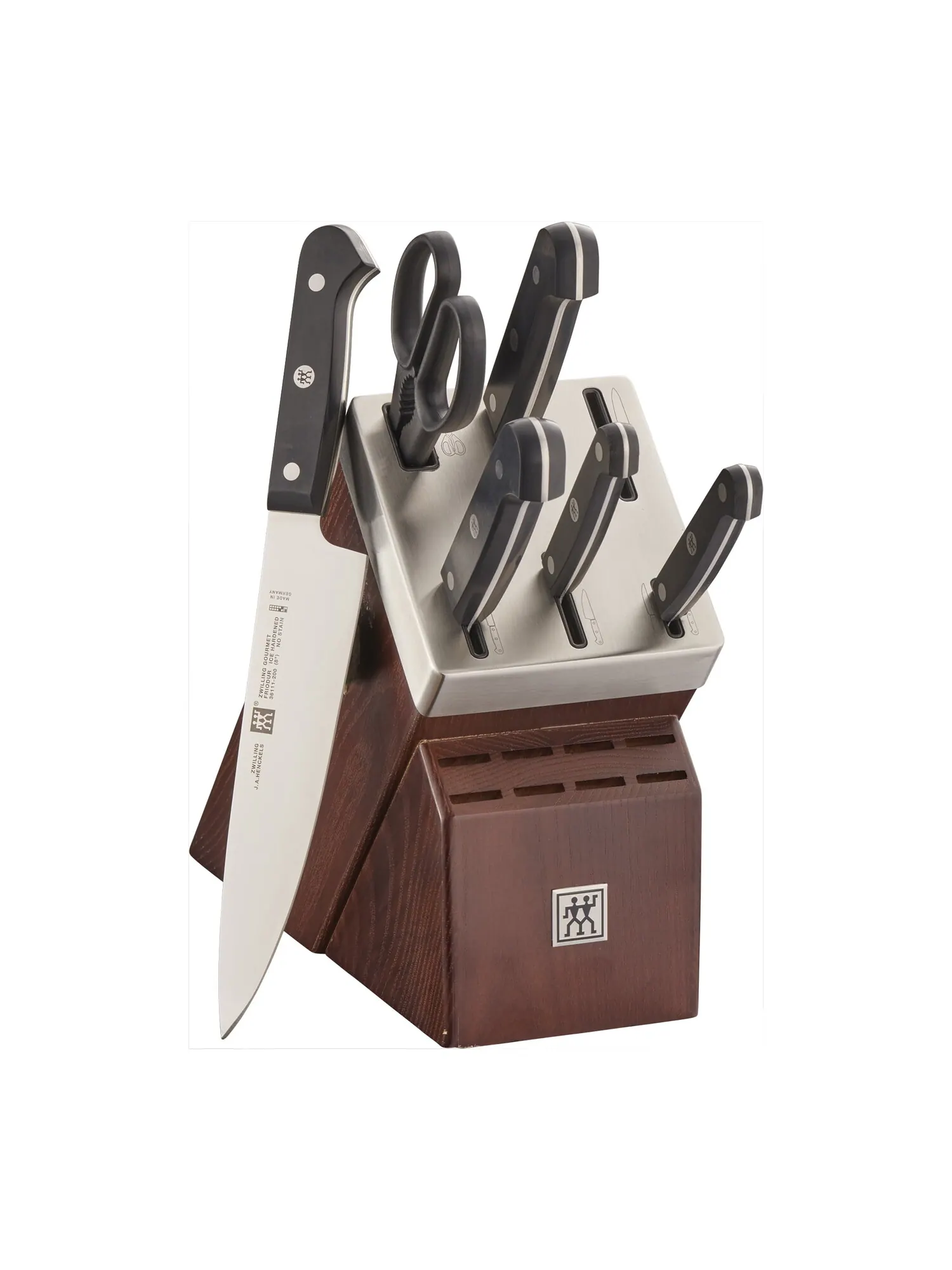 Набор ножей самозатачивающихся ZWILLING Gourmet, 7 предметов — изображение 2 из 3, коричневый