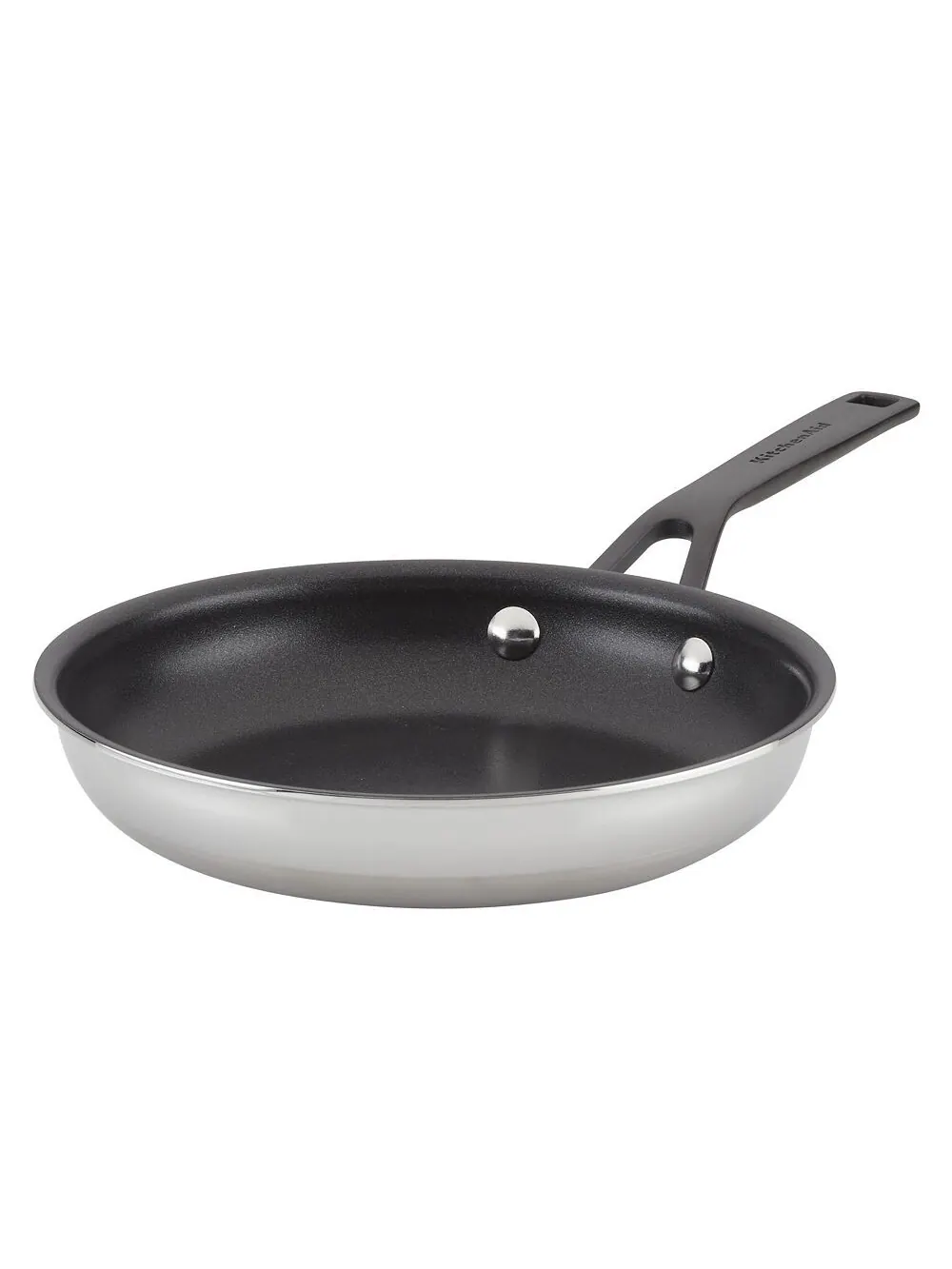 Сковорода KitchenAid 5-Ply Clad Stainless Steel Nonstick Induction, 21 см