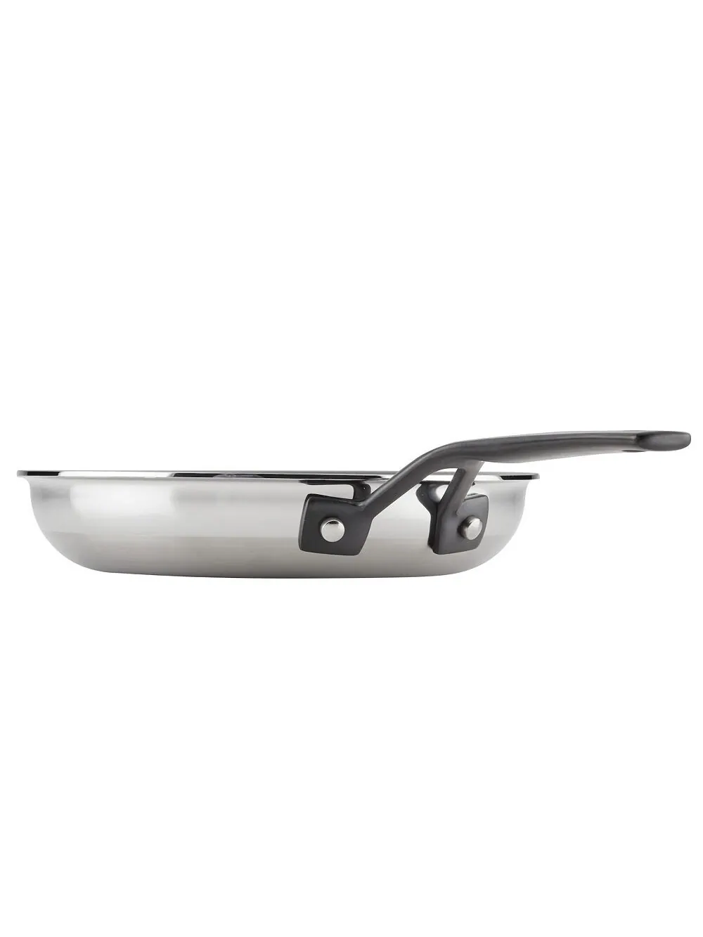 Сковорода KitchenAid 5-Ply Clad Stainless Steel Nonstick Induction, 21 см — изображение 4 из 8, серебряный