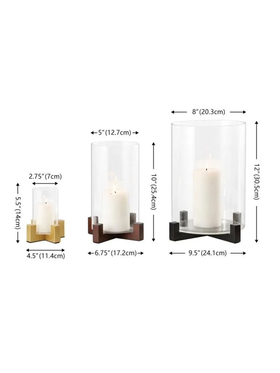 Набор подсвечников Nifi Candle Holder Set Of 3 Safavieh — изображение 3 из 3, мульти