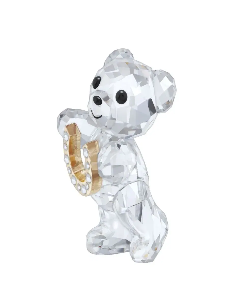 Фигурка Kris Bear Lucky Horseshoe Swarovski — изображение 2 из 3, прозрачный