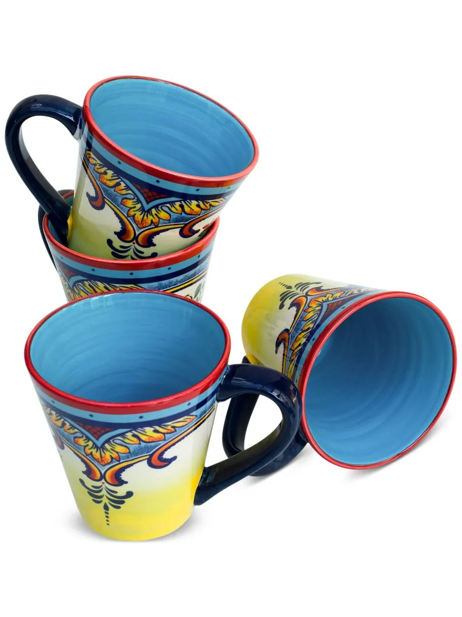 Набор из 4 кружек «Занзибар» Euro Ceramica — мульти