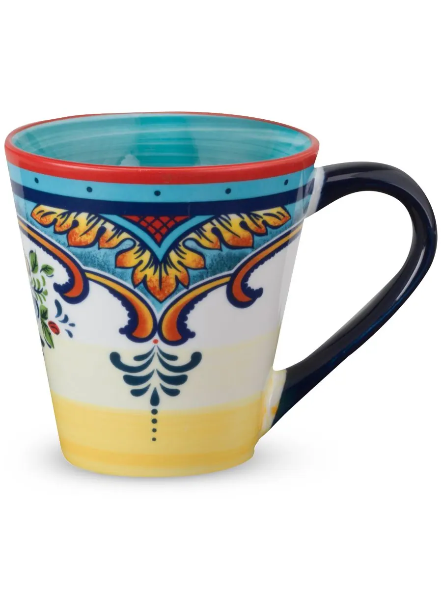 Набор из 4 кружек «Занзибар» Euro Ceramica — изображение 2 из 3, мульти