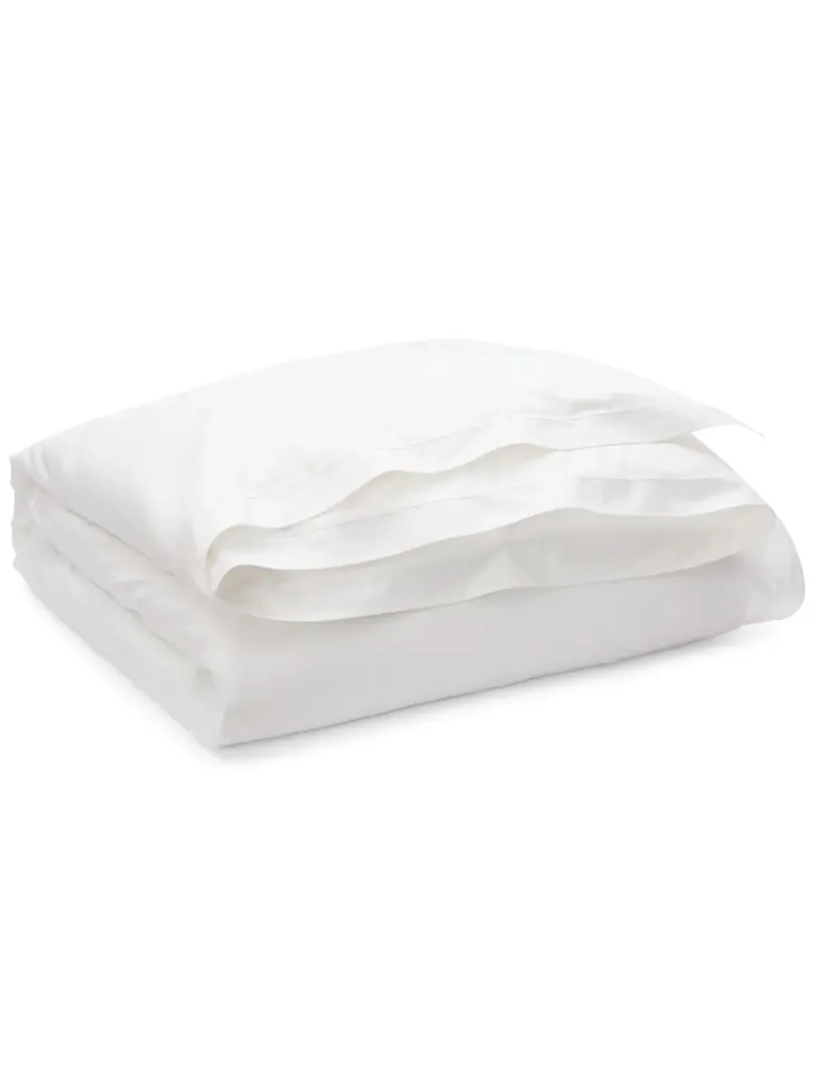 Пододеяльник Spencer с атласной каймой, размер Full/Queen Lauren Ralph Lauren — изображение 2 из 2, белый белый