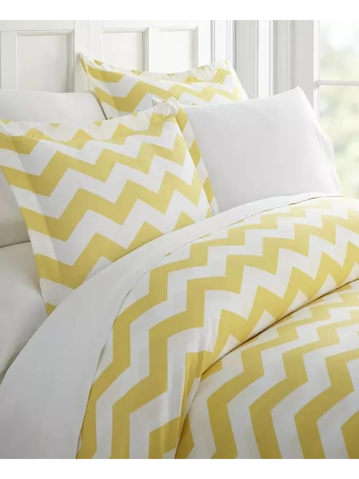 Комплект пододеяльников Lucid Dreams с рисунком от The Home Collection ienjoy Home — изображение 1 из 8, желтый