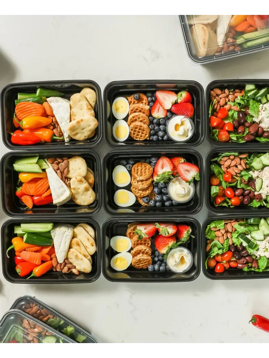 Контейнер для приготовления блюд Good Cook прямоугольной формы с одним отделением, 30 штук в — изображение 7 из 10, черный