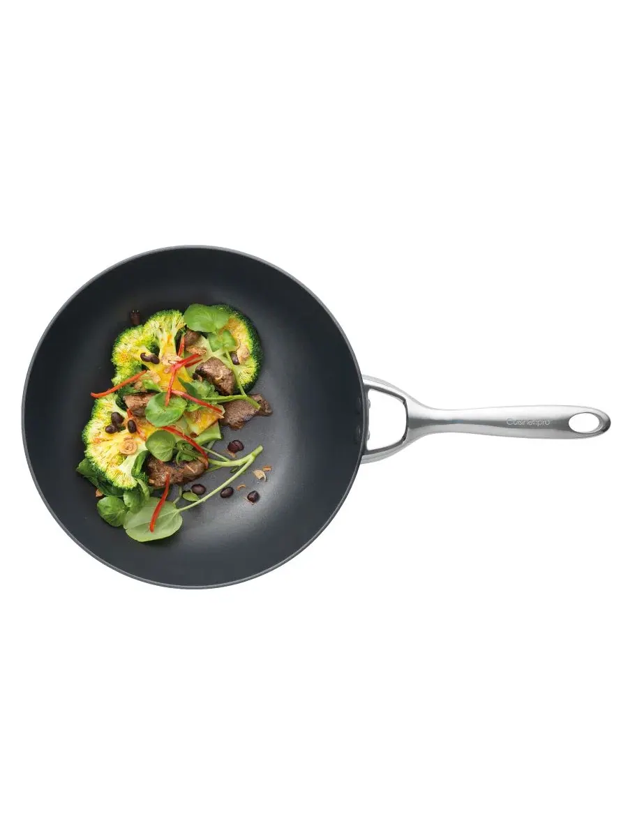 Сковорода ID3 28 см , твердый анодированный чугун Cuisine::Pro