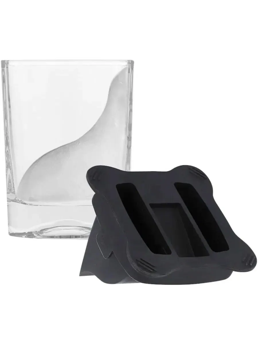 Стакан Ice Wedge 10 унций с силиконовой формой для льда — изображение 3 из 3, нет цвета