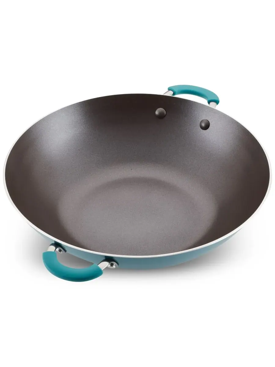 Вок Cook + Create с антипригарным покрытием, 36 см Rachael Ray — изображение 2 из 6, синий