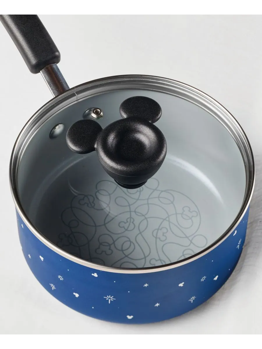 Керамическая антипригарная кастрюля Disney объемом 2 кварты с крышкой Farberware — изображение 8 из 8, синий